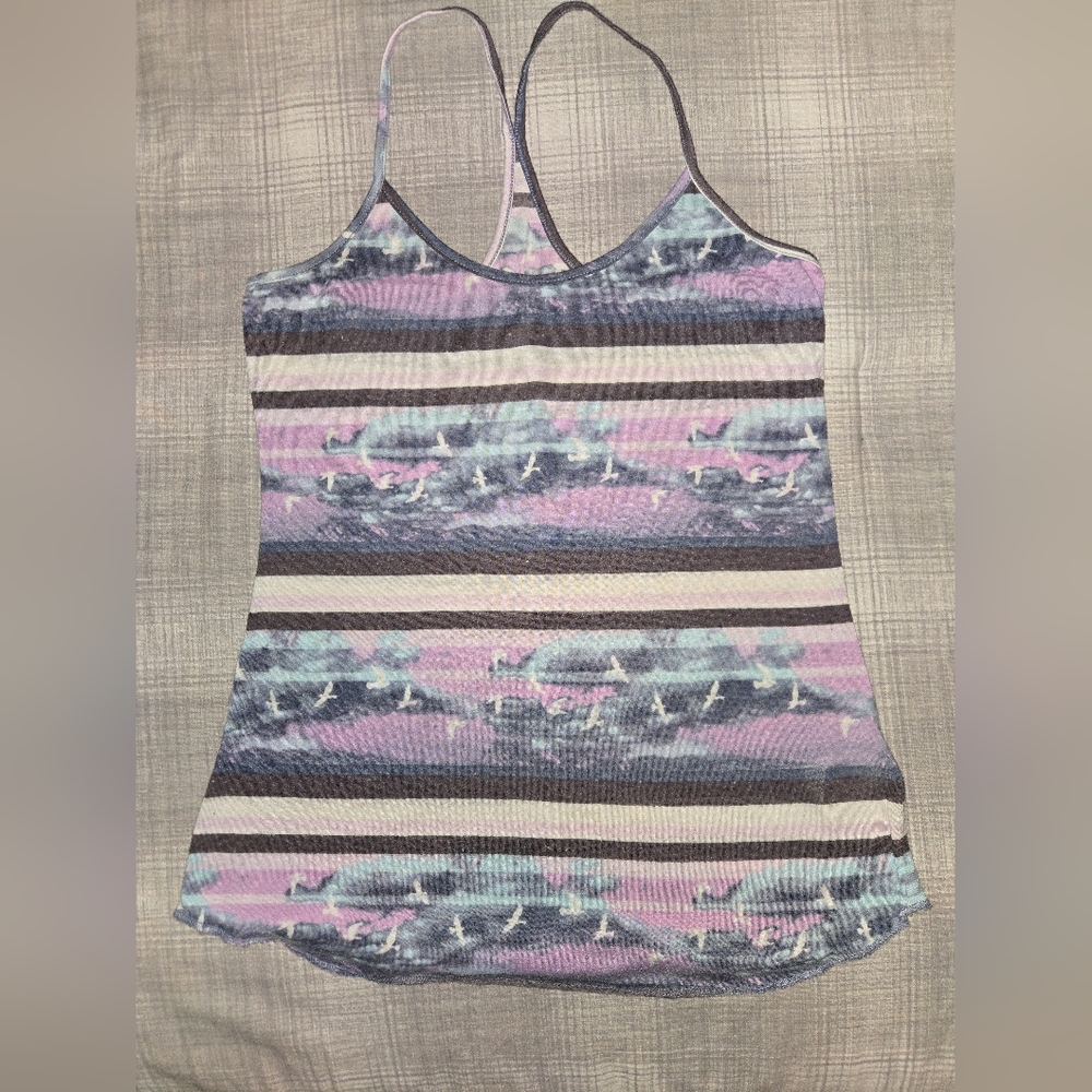 BDG Pink and Black Sleeveless Tank Top